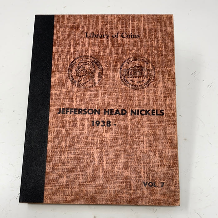 Library of Coins Vol 7 Jefferson Head Nickels Coin Album-Used