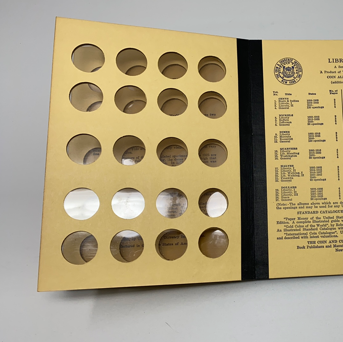 Library of Coins Vol 14 Standing Liberty Quarters Coin Album-Used