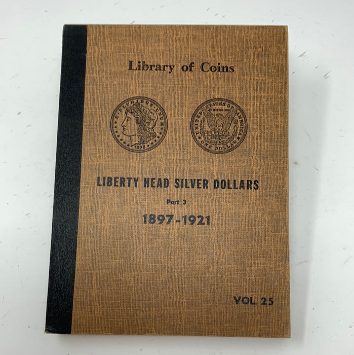 Library of Coins Vol 25 Morgan Silver Dollars Part 3 Coin Album-Used