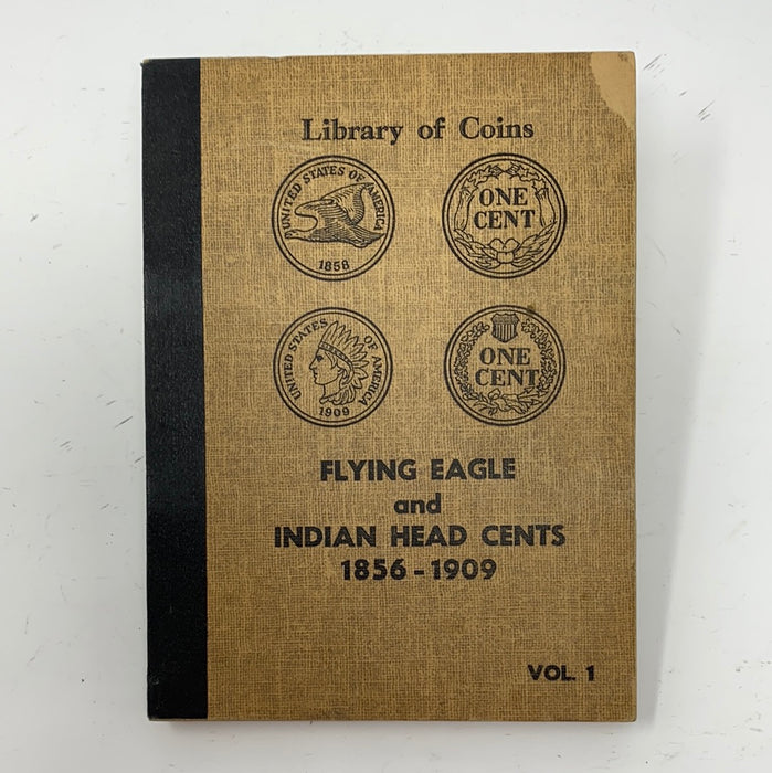 Library of Coins Vol 1 Flying Eagle/Indian Head Coin Album-Used