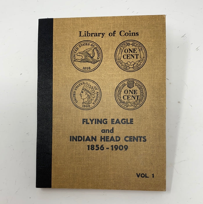 Library of Coins Vol 1 Flying Eagle/Indian Head Coin Album-Used