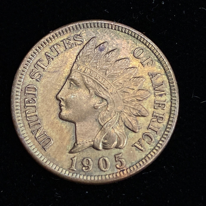 1905 Indian Head Penny/Cent BU-MS-64 RED - US Coin