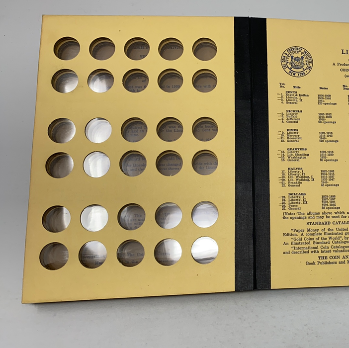 Library of Coins Vol 2 Lincoln Cents Part 1 Coin Album-Used