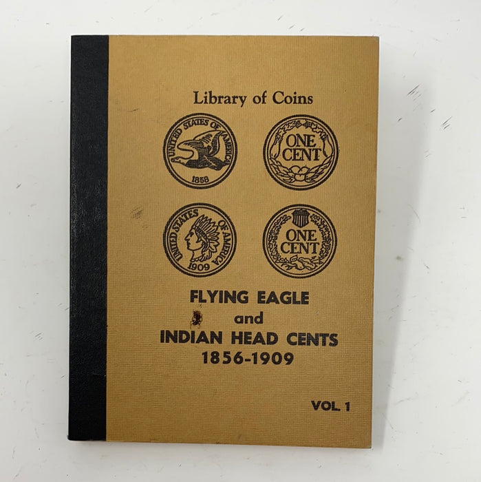 Library of Coins Vol 1 Flying Eagle/Indian Head Coin Album-Used