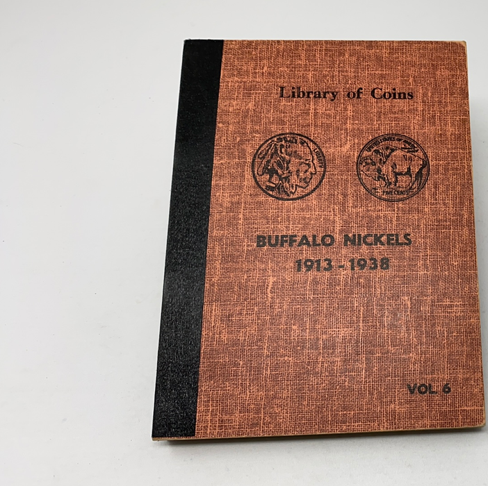 Library of Coins Vol 6 Buffalo Nickels Coin Album-Used