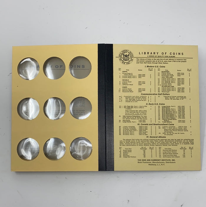 Library of Coins Vol 23 Morgan Silver Dollars Part 1 Coin Album-Used