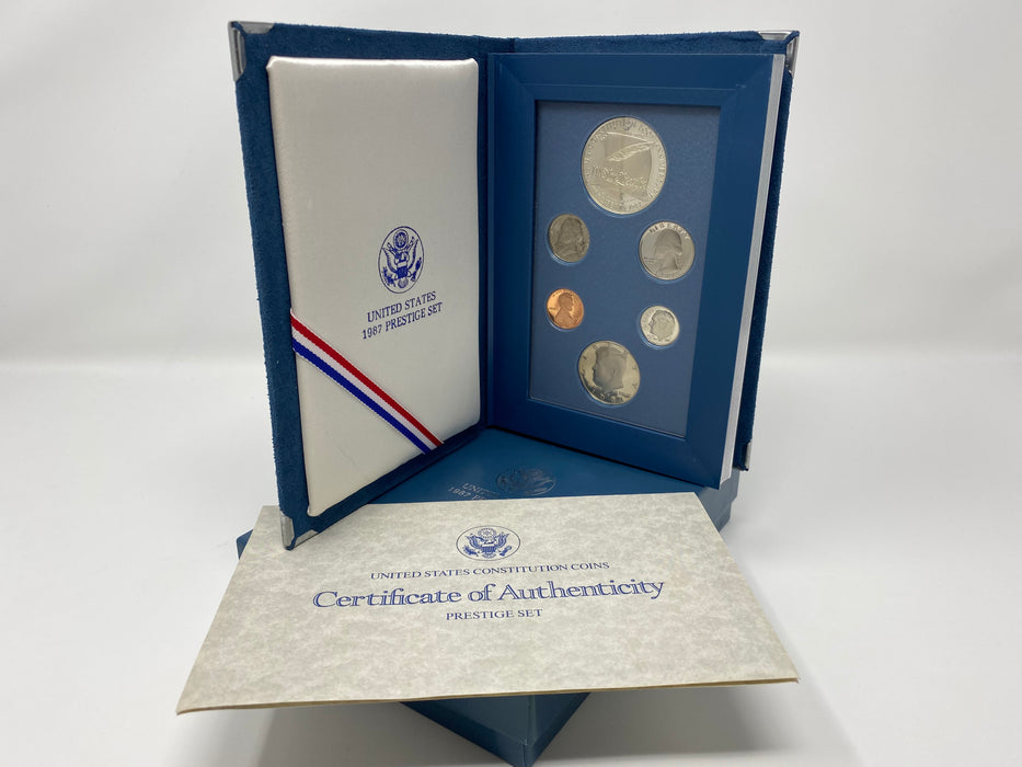 1987 US Constitution Coins with Box & COA - US Coin