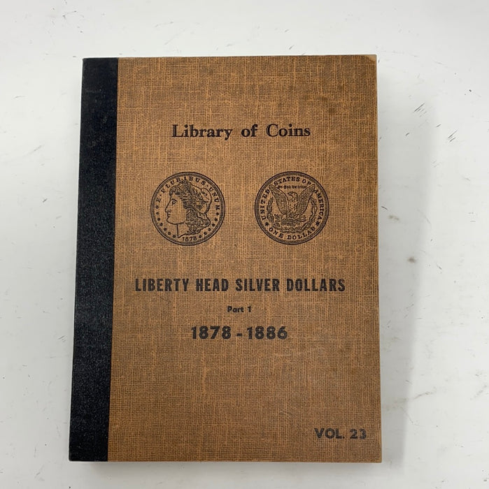 Library of Coins Vol 23 Morgan Silver Dollars Part 1 Coin Album-Used