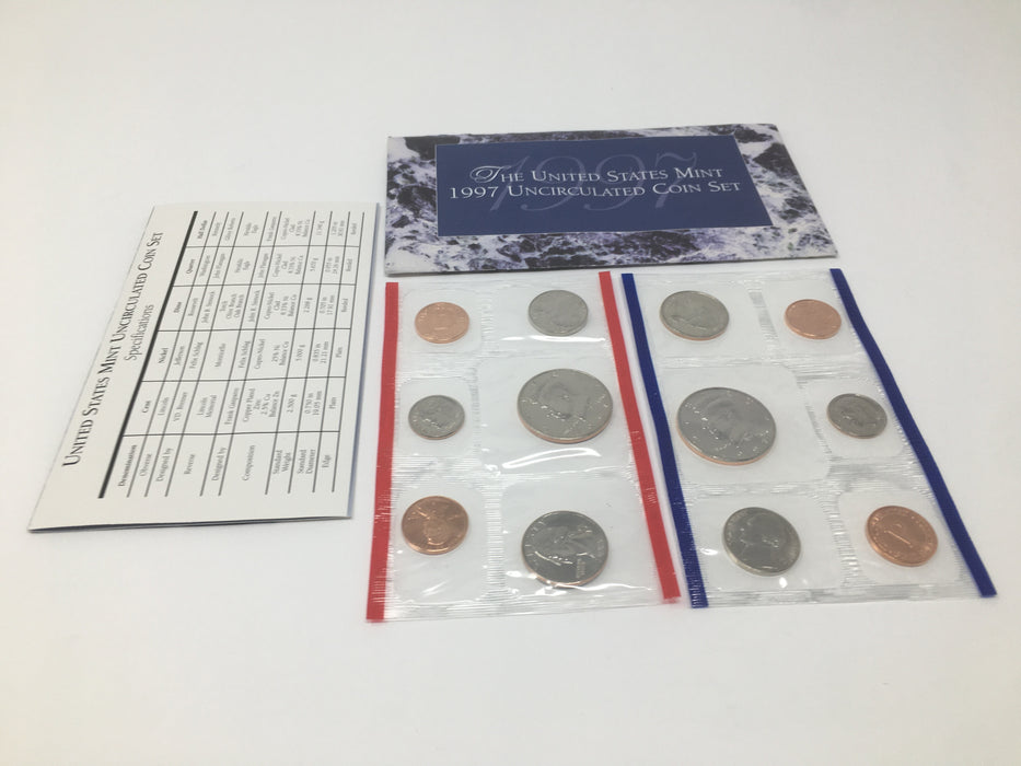 1997 P & D US Mint Uncirculated Coin Set