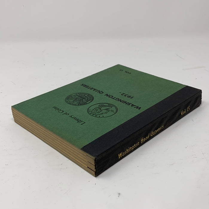 Library of Coins Vol 15 Washington Quarters Coin Album-Used