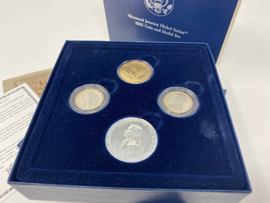 2005 S Westward Journey Nickel Proof Series with Box & COA - US Coin