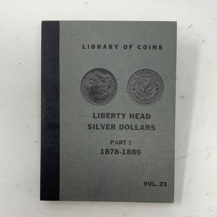 Library of Coins Vol 23 Morgan Silver Dollars Part 1 Coin Album-Used