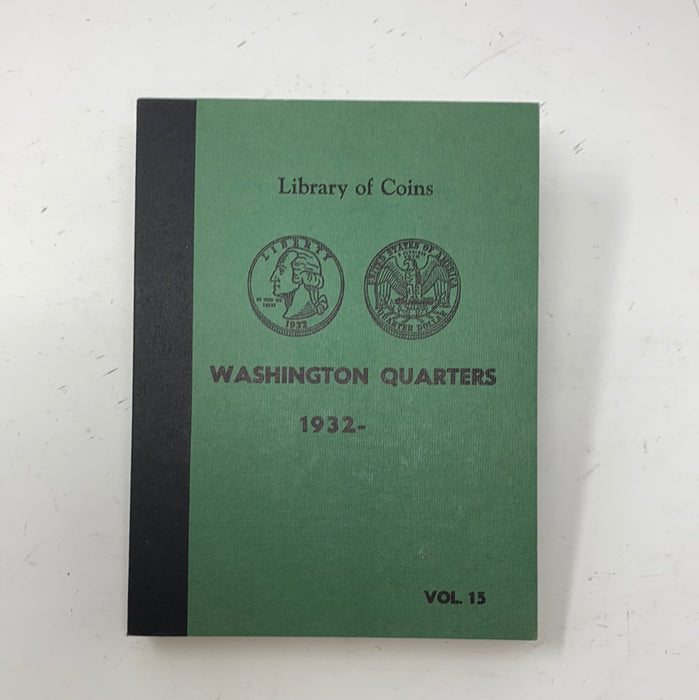 Library of Coins Vol 15 Washington Quarters Coin Album-Used