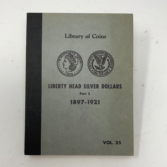 Library of Coins Vol 25 Morgan Silver Dollars Part 3 Coin Album-Used