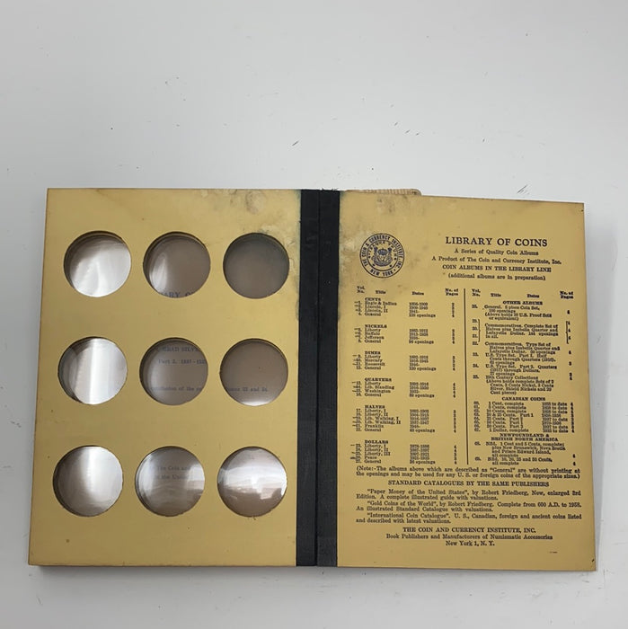 Library of Coins Vol 25 Morgan Silver Dollars Part 3 Coin Album-Used