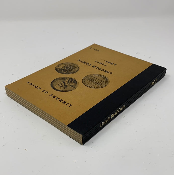 Library of Coins Vol 3 Lincoln Cents Part 2 Coin Album-Used