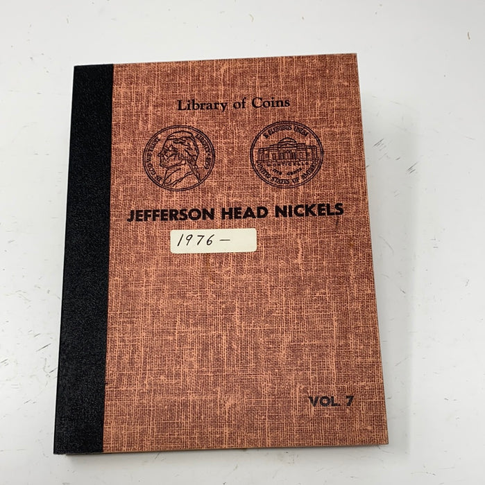 Library of Coins Vol 7 Jefferson Head Nickels Coin Album-Used