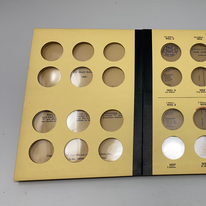 Library of Coins Vol 21 Franklin Half Dollars Coin Album-Used