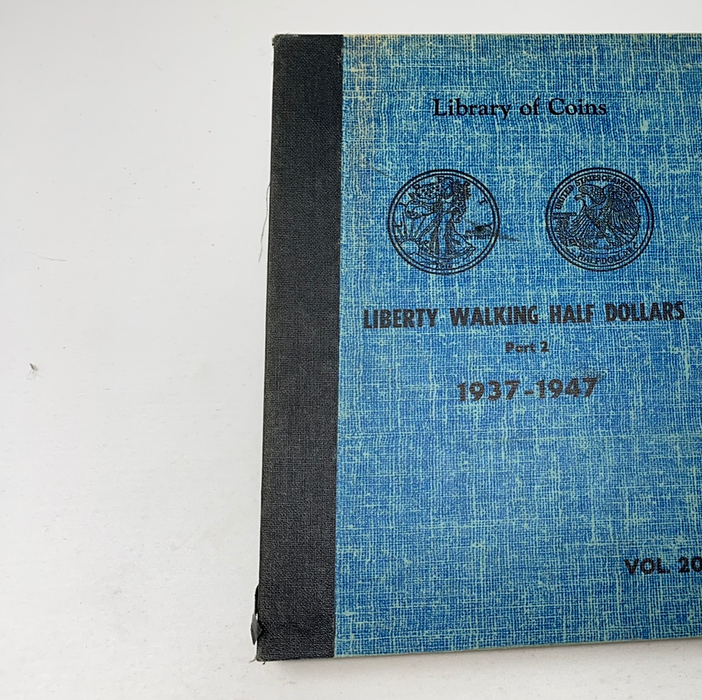 Library of Coins Vol 20 Liberty Walking Half Dollars P2 Coin Album-Used