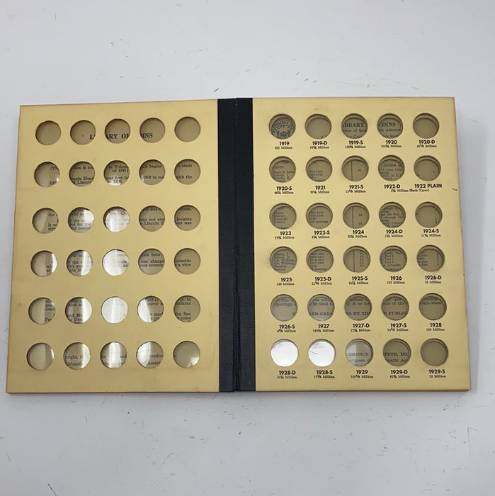 Library of Coins Vol 2 Lincoln Cents Part 1 Coin Album-Used