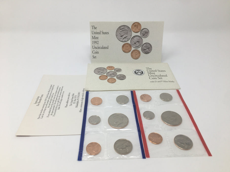 1992 US Mint Uncirculated Coin Set