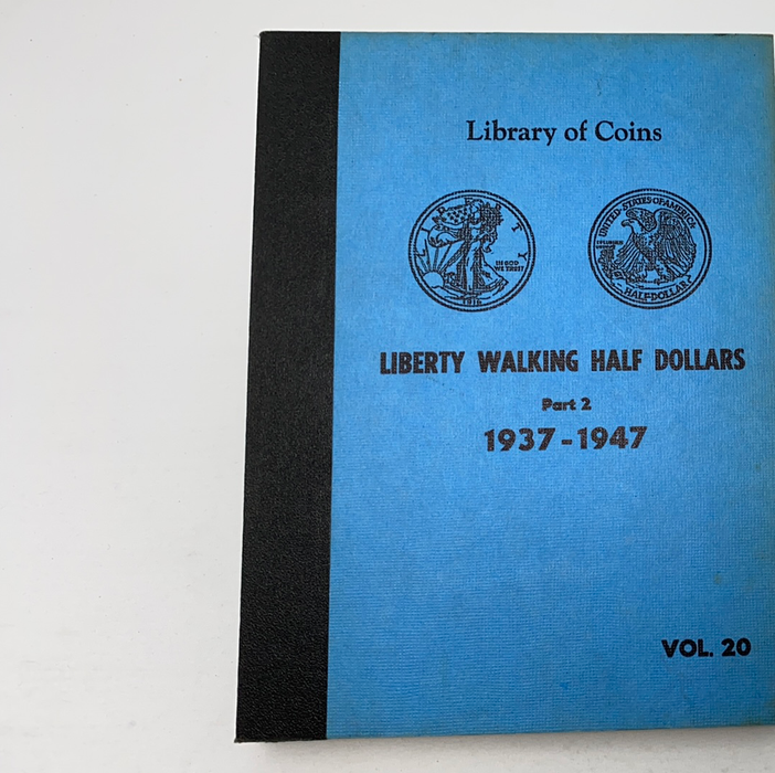 Library of Coins Vol 20 Liberty Walking Half Dollars P2 Coin Album-Used