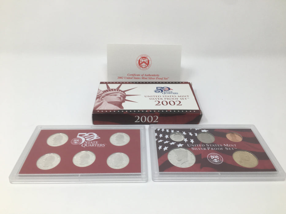 2002 S US Mint Silver Proof Set