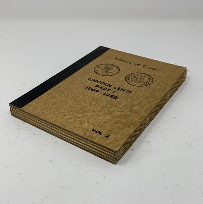 Library of Coins Vol 2 Lincoln Cents Part 1 Coin Album-Used