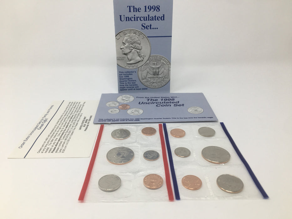 1998 US Mint Uncirculated Coin Set