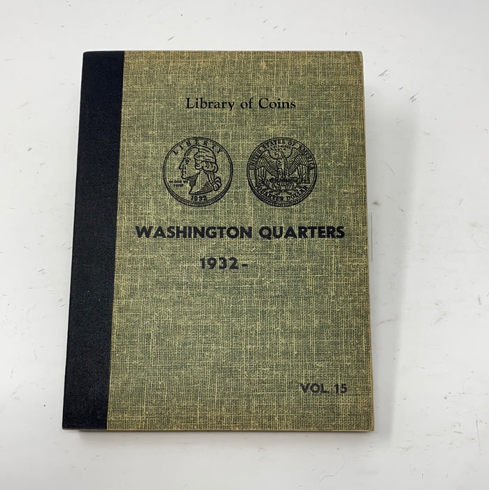 Library of Coins Vol 15 Washington Quarters Coin Album-Used