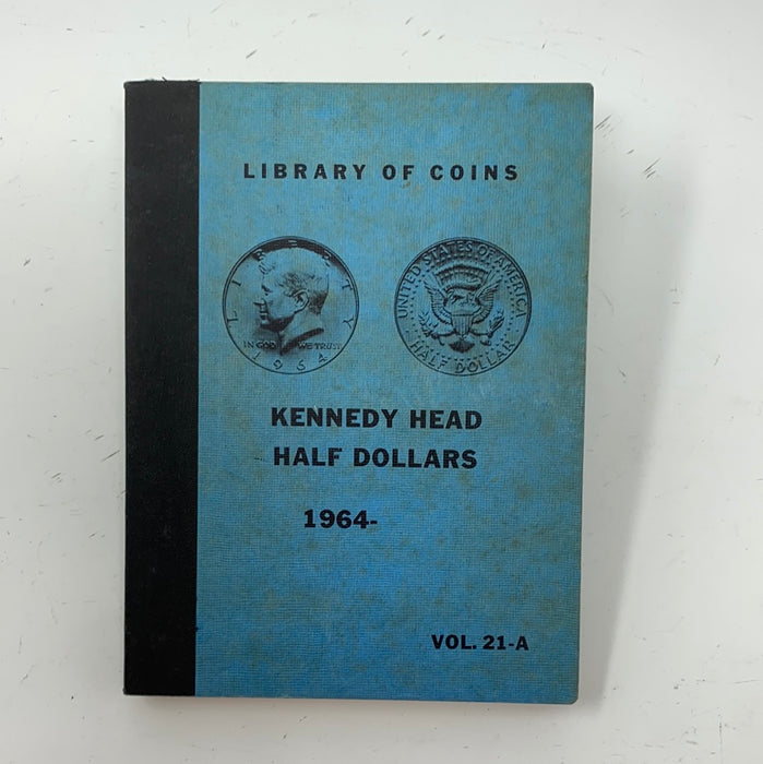 Library of Coins Vol 21A Kennedy Half Dollars Coin Album-Used