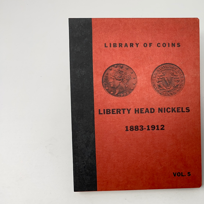 Library of Coins Vol 5 Liberty Head Nickels Coin Album-Used