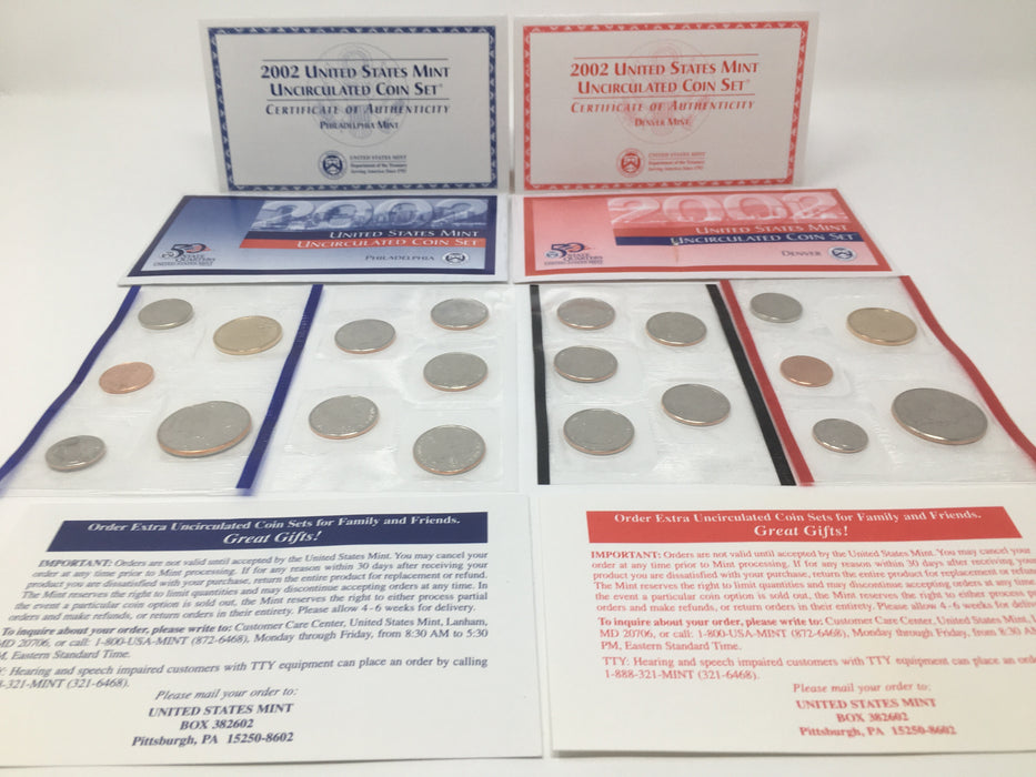 2005 P & D US Mint Uncirculated Coin Set