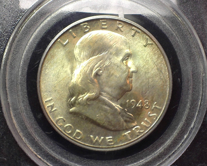 1948 D Franklin Half Dollar PCGS MS65 Full Bell Lines - US Coin