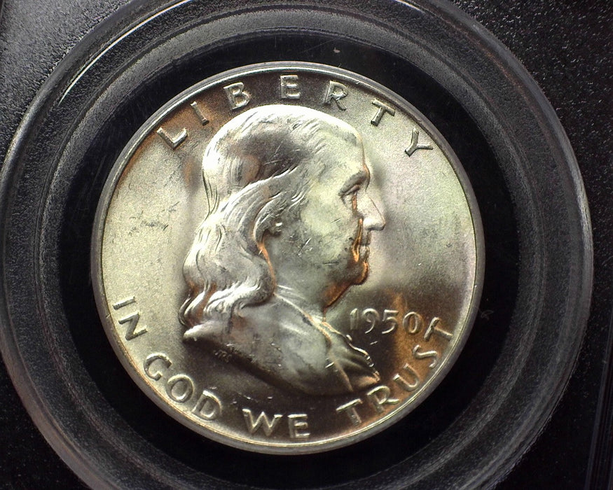 1950 D Franklin Half Dollar PCGS MS65 Full Bell Lines - US Coin