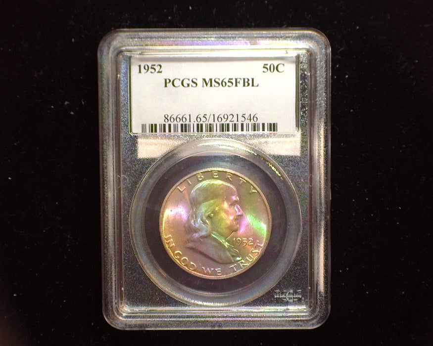 1952 Franklin Half Dollar PCGS MS65 Full Bell Lines - US Coin