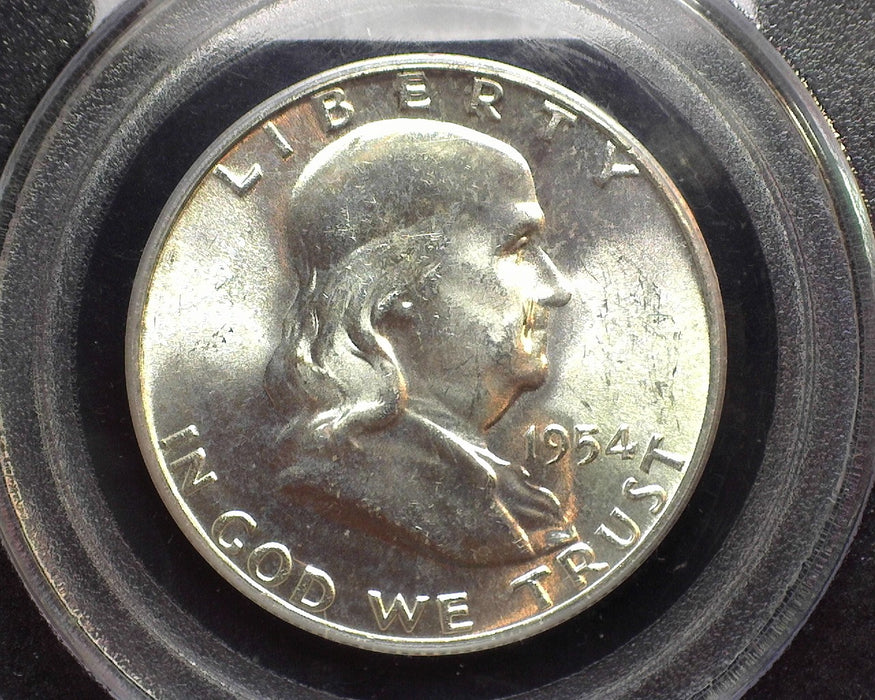 1954 Franklin Half Dollar PCGS MS64 Full Bell Lines - US Coin