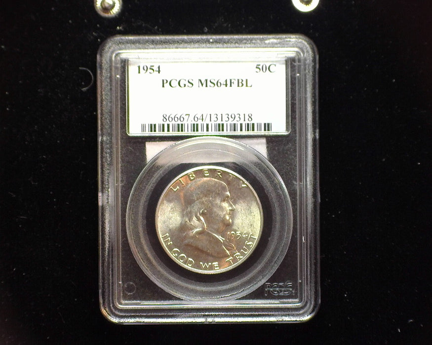 1954 Franklin Half Dollar PCGS MS64 Full Bell Lines - US Coin