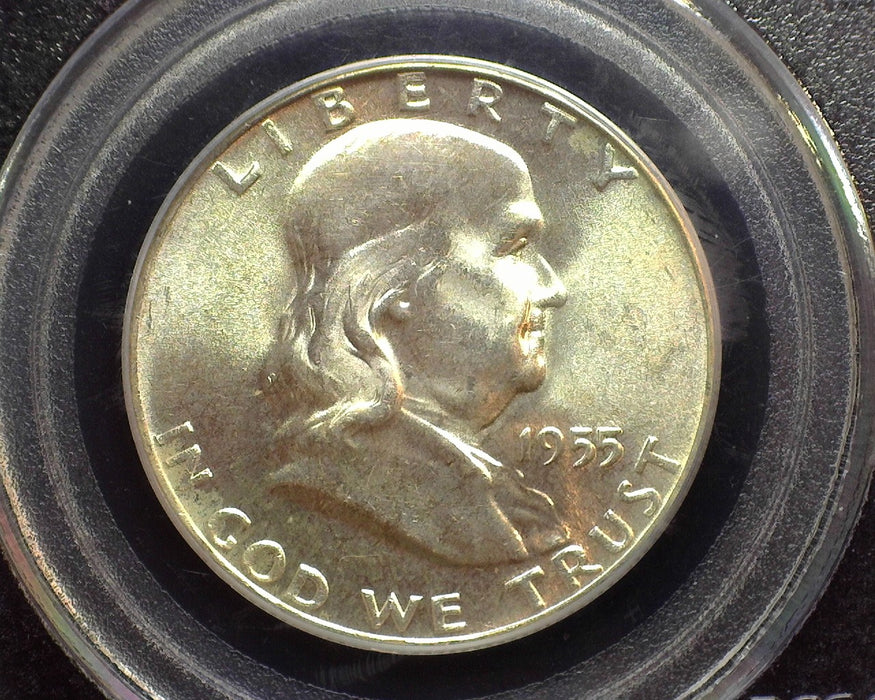 1955 Franklin Half Dollar PCGS MS64 Full Bell Lines - US Coin