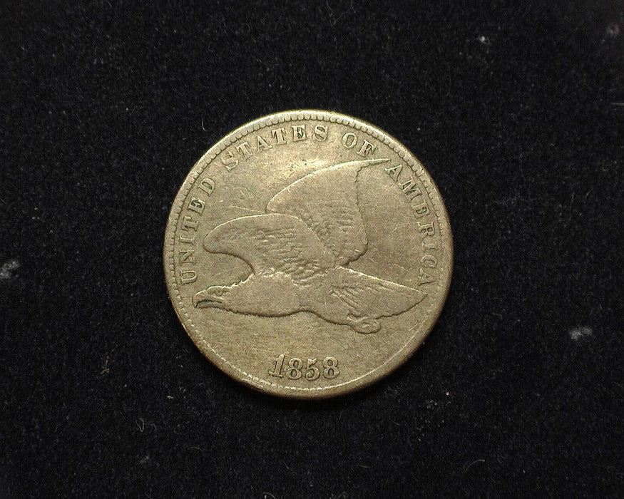 1858 Flying Eagle Penny/Cent F Small letters