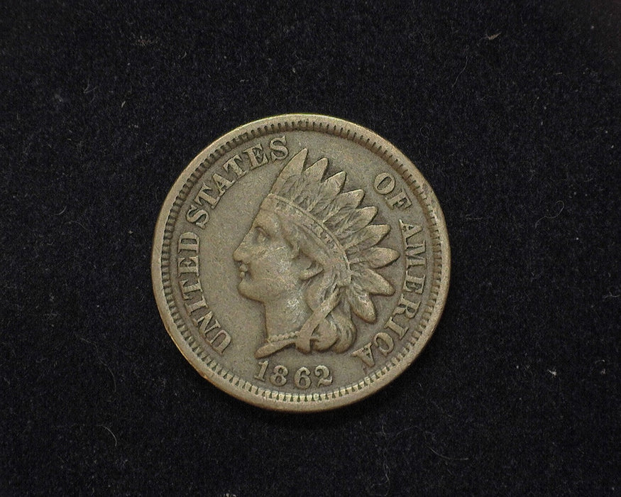 1862 Indian Head Penny/Cent F - US Coin