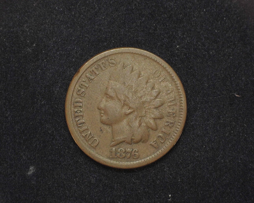 1876 Indian Head Penny/Cent VG - US Coin