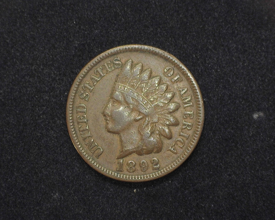 1892 Indian Head Penny/Cent VF - US Coin