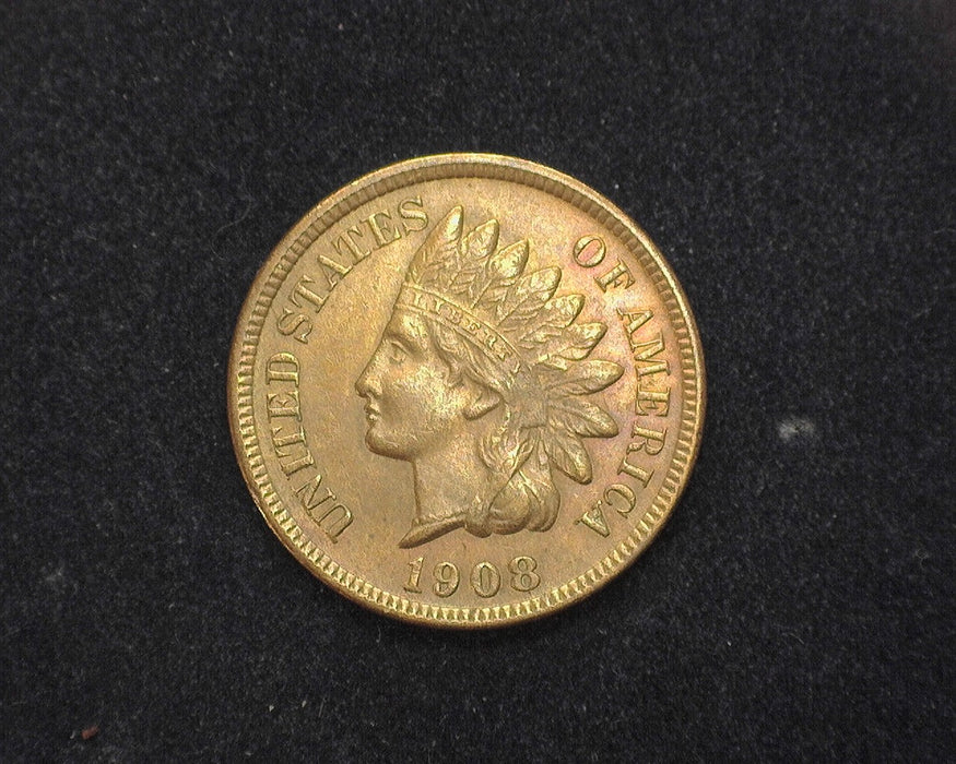 1908 S Indian Head Penny/Cent XF - US Coin