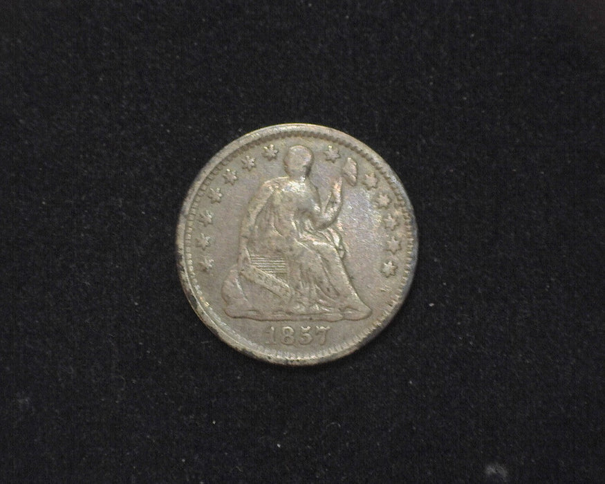 1857 Liberty Seated Half Dime F - US Coin