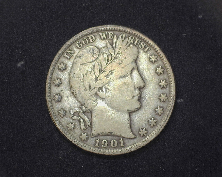 1901 Barber Half Dollar F - US Coin