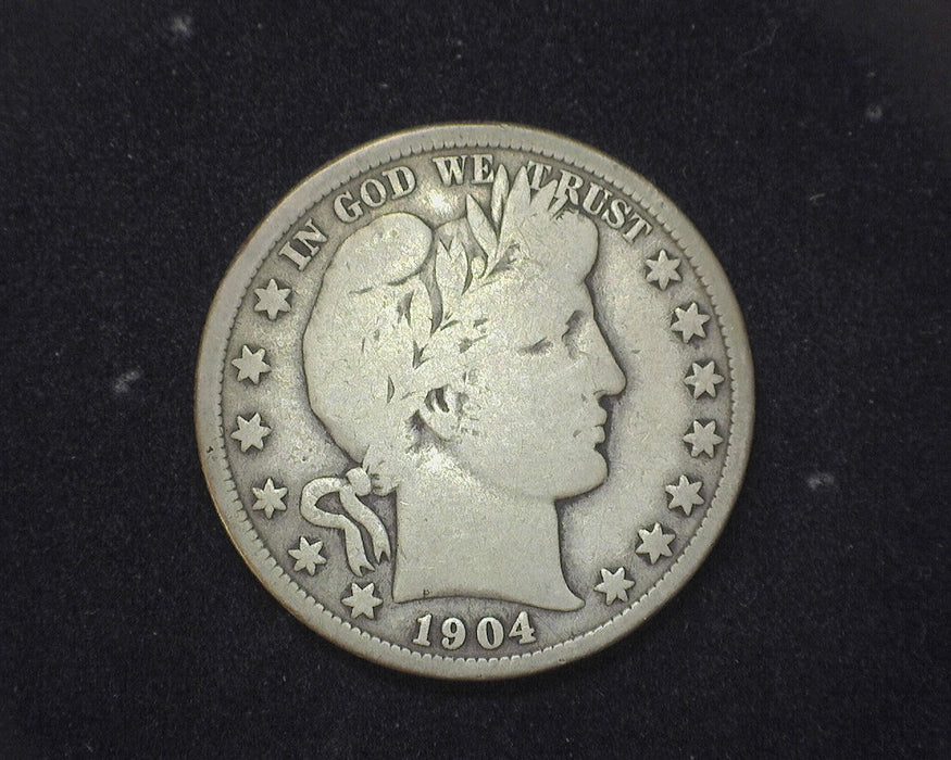 1904 Barber Half Dollar VG - US Coin