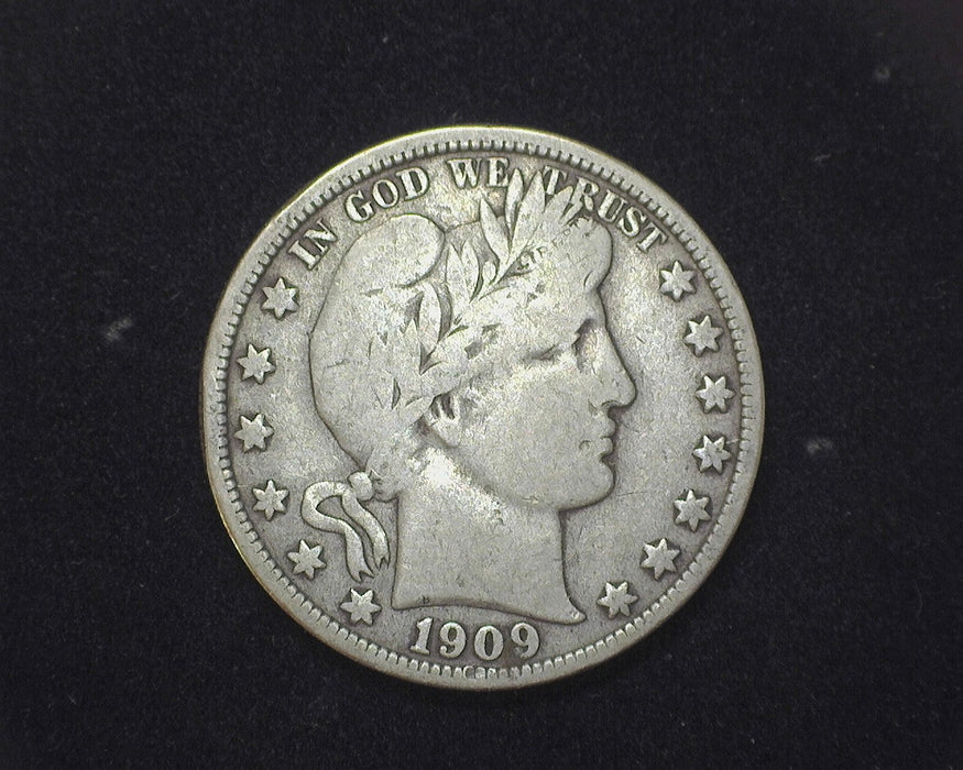 1909 Barber Half Dollar F - US Coin