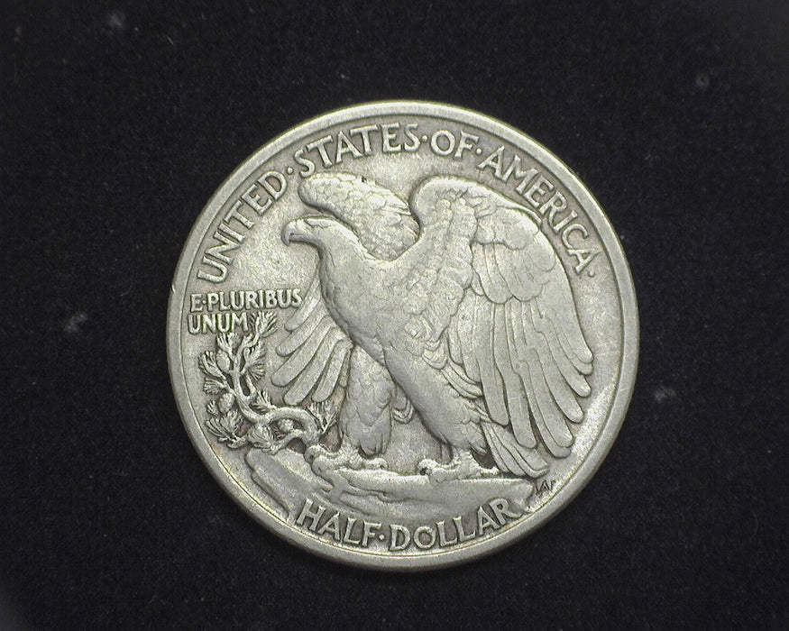 1917 D Liberty Walking Half Dollar VF Obverse - US Coin