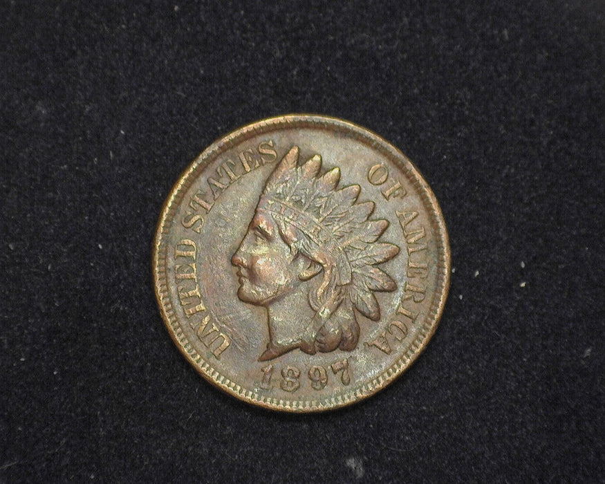 1897 Indian Head Penny/Cent XF - US Coin